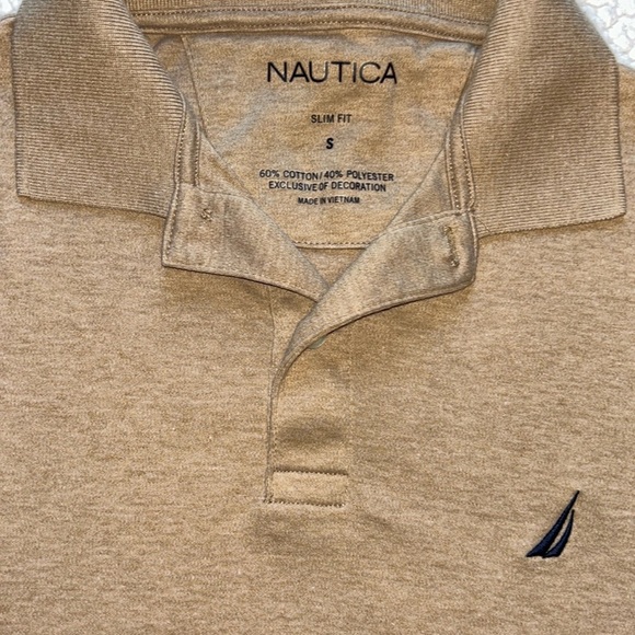 Náutica Men's bundle 2 Polo Shirts - Purple and tan - Picture 6 of 11